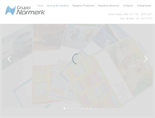 Tablet Screenshot of gruponormerk.com